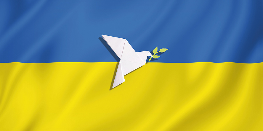 ukraine flag peace